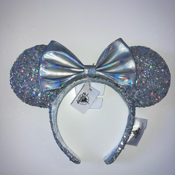 Disney Parks Magic Mirror Minnie Ears Metallic Cinderella